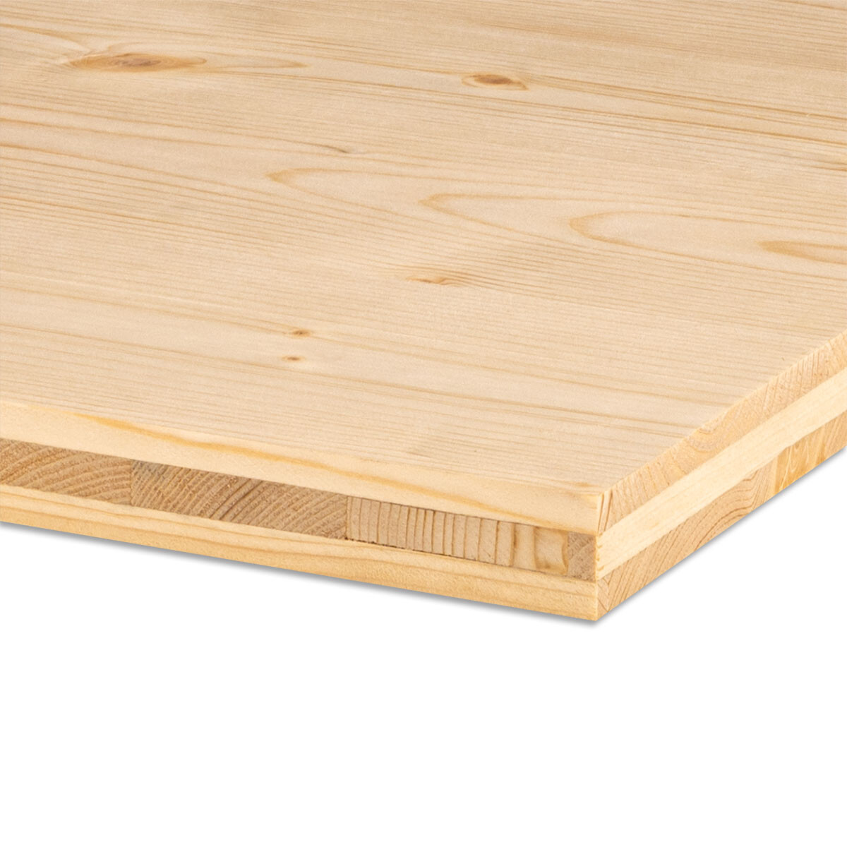 Assortimento pannelli lamellari 3 strati in abete